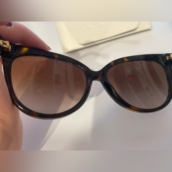 Michael Kors Jan MK2045 55mm Dark Tortoise Brown Gradient Sunglasses w/ Case - Picture 7 of 11